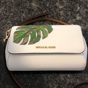RARE! Michael Kors Leaf Crossbody Purse